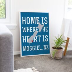 "Home is where the heart is" NZ Print