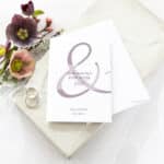 Ampersand Folded Wedding Invitations