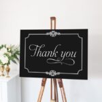 Chalkboard Thank You Sign