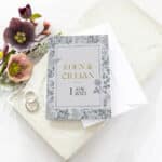 Fern and Clover Folded Wedding Invitations