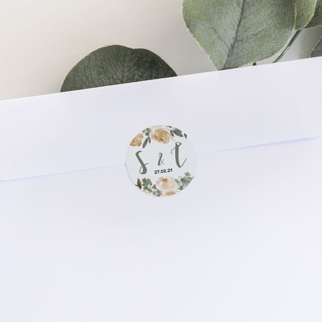 Wedding envelope Seals/Stickers, United Kingdom