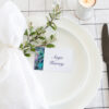 Luxe Paua Place Cards