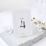 The Classic Table Number Cards