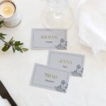 Fern and Clover Place Cards