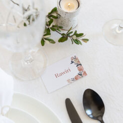 Copper Romance Place Cards