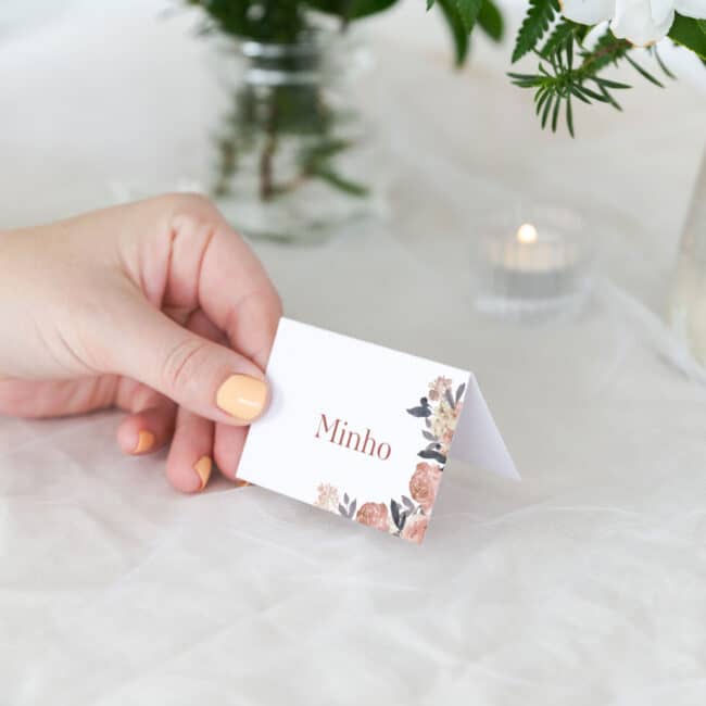 Copper Romance Place Cards - Image 3
