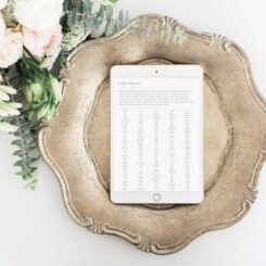 wedding planning template and checklists