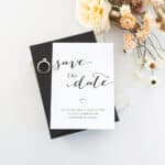 Rustic Luxe Save the Date
