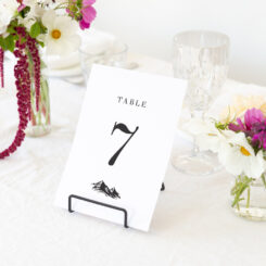 A5 table number