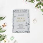 Fern and Clover Engagement Party Invitation
