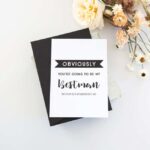 Funny Wedding Party Proposal Card