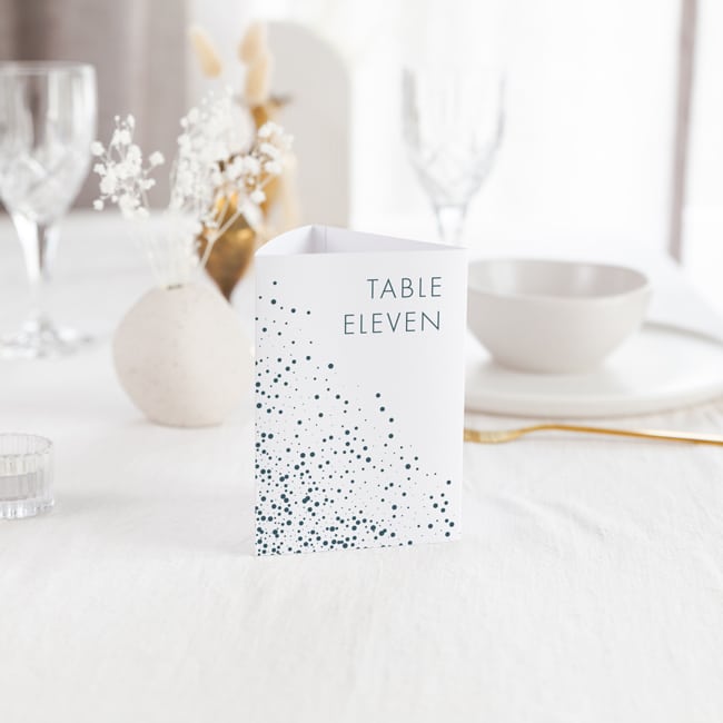 trifold table number