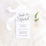 Simple Script Wedding Invitation
