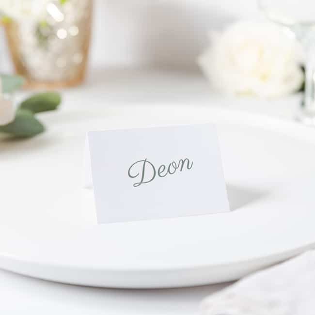 pink place cards