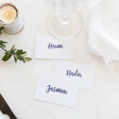 Casual Luxe Wedding Place Card