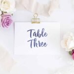 Casual Luxe Table Numbers