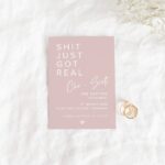Simple Blush Save the Date