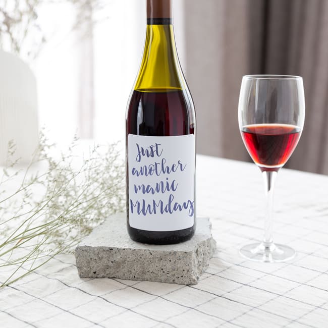 mothers day wine label