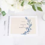 Dainty Wreath Wedding Guestbook