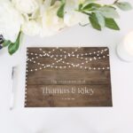 Woodland Engagement Guestbook