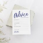 Casual Luxe "Advice for the Happy Couple" Cards