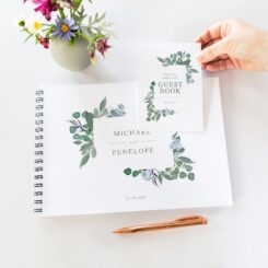 Dreamy Greenery Wedding Guestbook