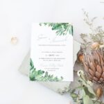 Lush Foliage Wedding Invitation