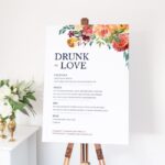 'Drunk in Love' Bar Menu Signage