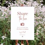 'Share the Love' Copper Romance Signage
