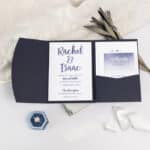 Casual Luxe Pocketfold Wedding Invitation