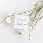Courtly "A sweet thank you" Tags