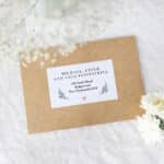 Rustic Wreath Address Labels & Envelope Seals