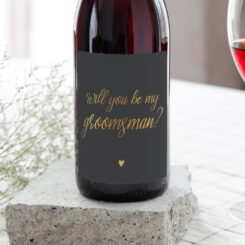 Will you be our MC? Wine Label