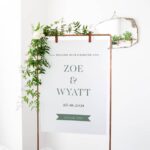 Natural Typographic Welcome Sign