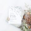 Organic Confetti Wedding Invitation