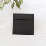 Black Small Square Envelopes (110x110mm)