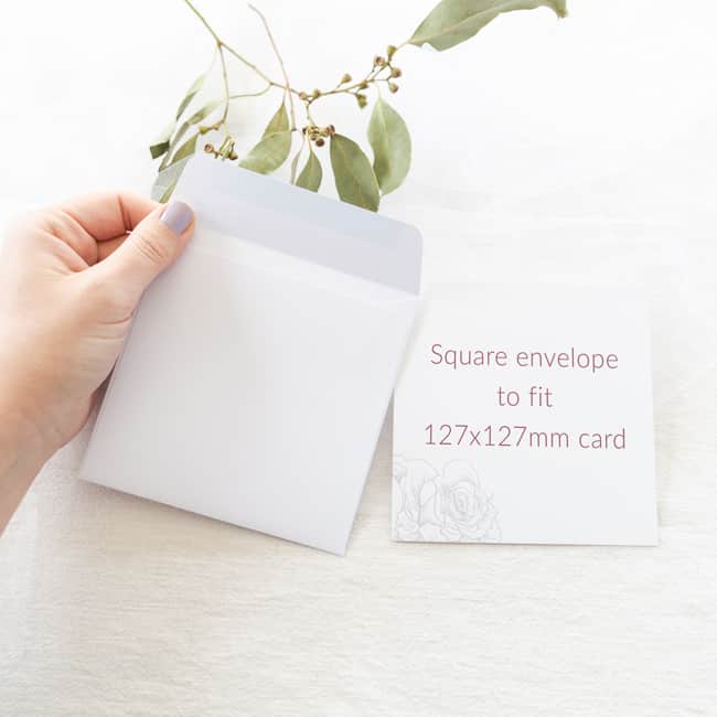 square envelope size