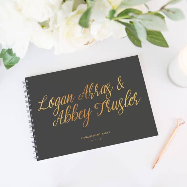 Millenia Engagement Party Guestbook