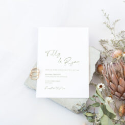 Modern Meadow Wedding Invitation