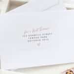 Simple Blush Address Labels & Envelope Seals