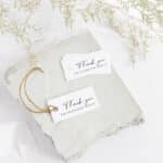 The Classic "Celebrating with us" Tag