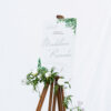 Lush Foliage Wedding Welcome Sign
