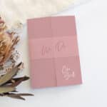Simple Blush Wedding Invitation