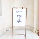 Casual Luxe Wedding Welcome Sign