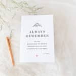 "Always Remember" Notebook