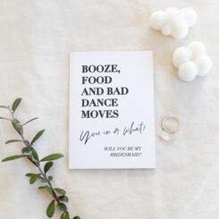 Cheeky Vibes Wedding Party Proposal Card