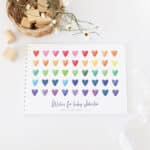 Rainbow Baby Shower Guestbook