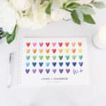 Rainbow Wedding Guestbook
