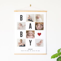 Baby Photos Collage Print