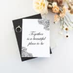 Together is a Beautiful Place to Be Greeting Card